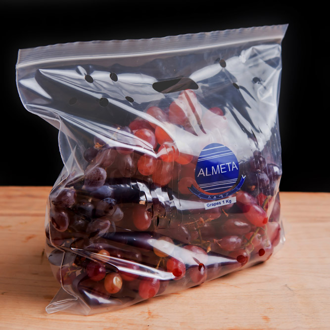 Grape Bags With Zipper For Packing 1kg Grapes